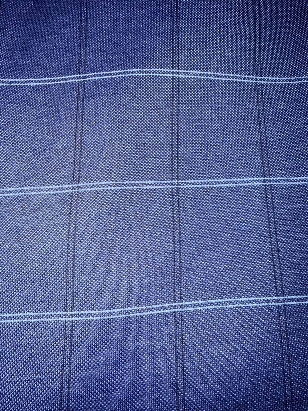 Van Heusen Mens XXL Blue Check Plaid Short Sleeve Polo Shirt - Picture 4 of 5